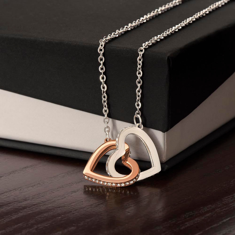 Beautiful Interlocking Heart Necklace