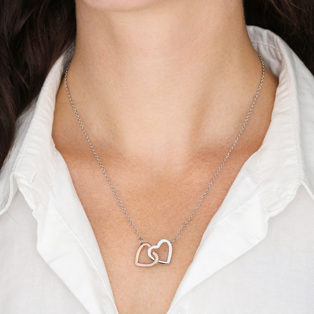 Beautiful Interlocking Heart Necklace