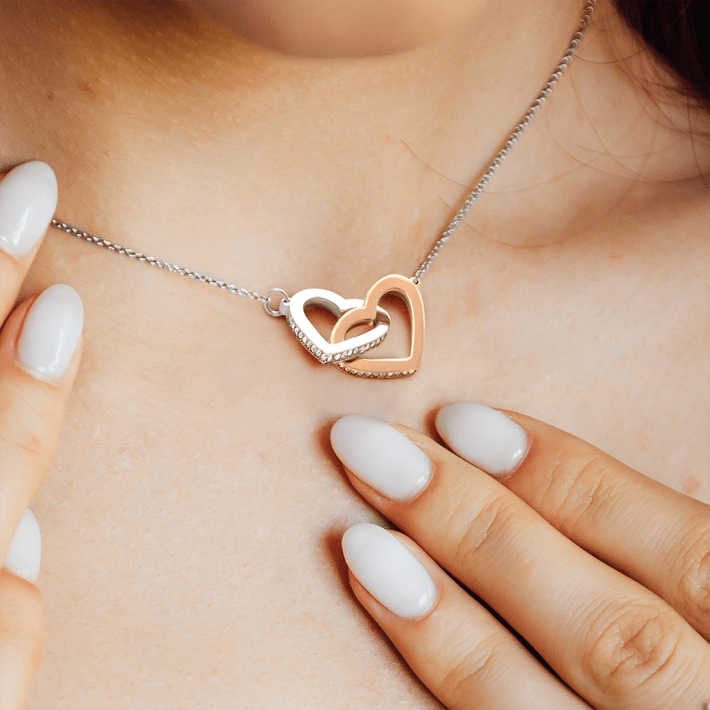 Beautiful Interlocking Heart Necklace