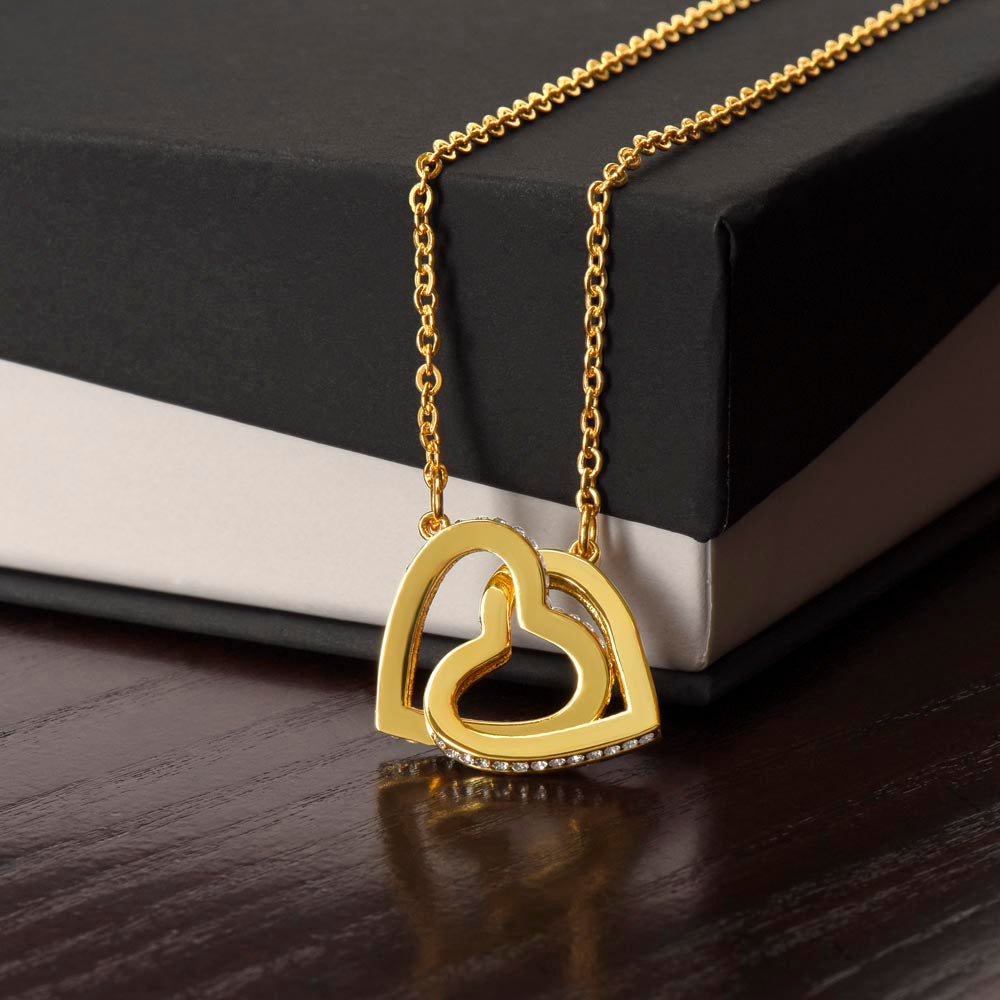 Beautiful Interlocking Heart Necklace