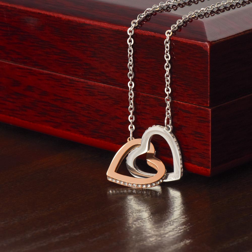 Beautiful Interlocking Heart Necklace