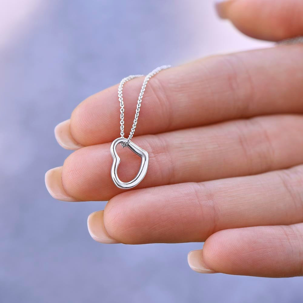 14k and 18k Exquisite Heart Necklace