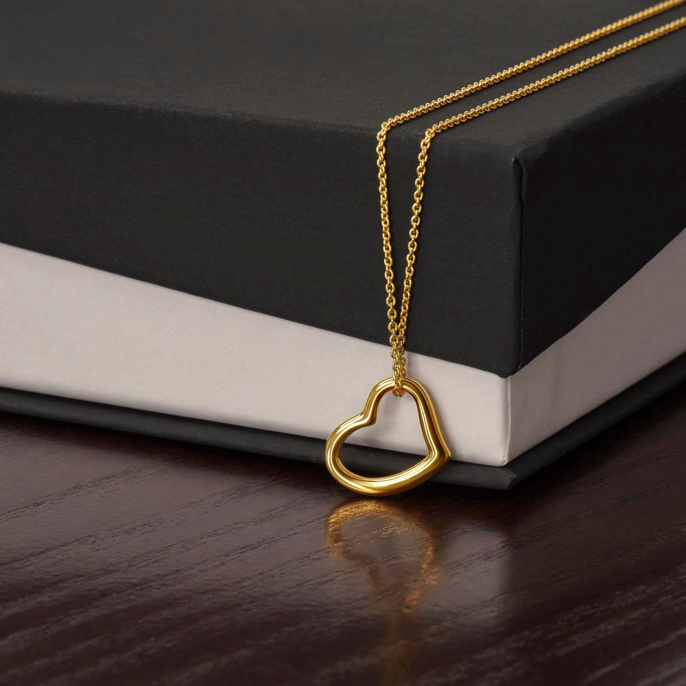 14k and 18k Exquisite Heart Necklace